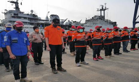 Relawan Rumah Zakat Action tergabung dalam Squad PB Indonesia yang turut hadir pada giat Apel Siaga Menghadapi Musim penghujan.