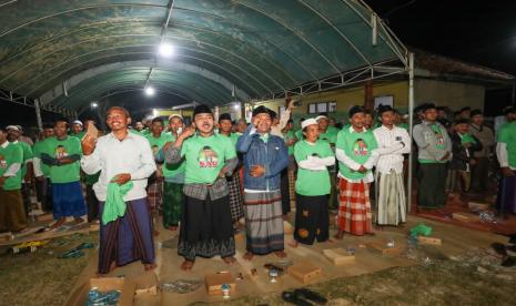 Relawan SAG di Pondok Pesantren Raudlatul Ulum di Desa Kendaban, Kecamatan Tanah Merah, Kabupaten Bangkalan, Jawa Timur. 