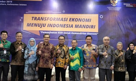 Rembuk Nasional Transformasi Ekonomi Menuju Indonesia Mandiri bertajuk “Pemanfaatan KUR untuk Kemandirian Ekonomi”, Jumat (20/9).