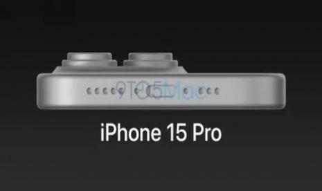 Render gambar kualitas tinggi dari iPhone 15 Pro.