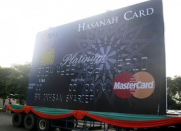 Replika Hasanah Card BNI Syariah.