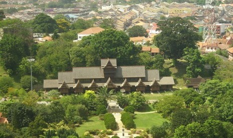 Replika Istana Kesultanan Malaka.