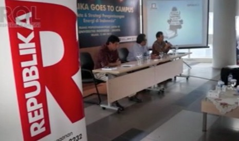 Republika Goes to Campus di Universitas Indonesia, Depok, Jawa Barat. 