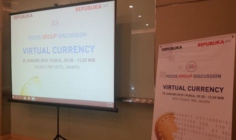 Republika menggelar Focus Group Discussion (FGD) mengenai mata uang virtual atau virtual currency, pada Kamis (25/1) pagi di Double Tree Hotel Cikini.