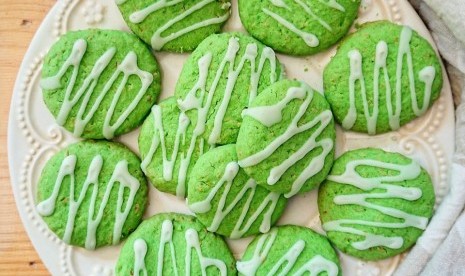 Resep Coconut Pandan Cookies dari Norwegia.