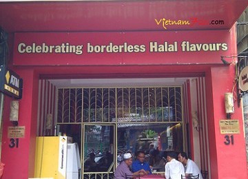 resto halal di Vietnam. Ilustrasi