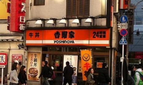 Restoran Yoshinoya di Jepang