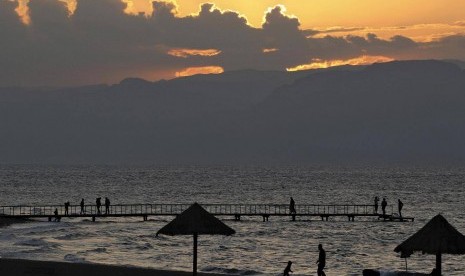 Retuntuhan bekas pelabuhan ditemukan di Teluk Aqaba dekat Laut Merah.