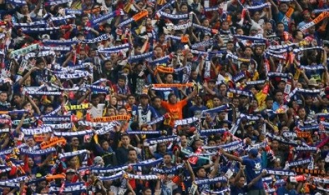 Aremania di di Stadion Kanjuruhan