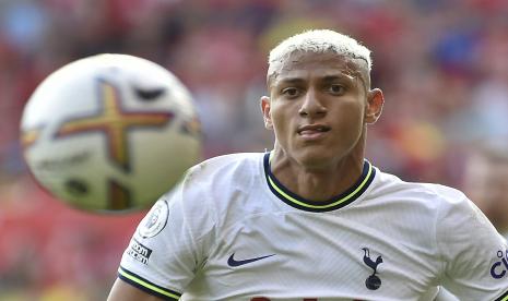 Gelandang timnas Brasil yang kini membela Tottenham Hotspur, Richarlison.