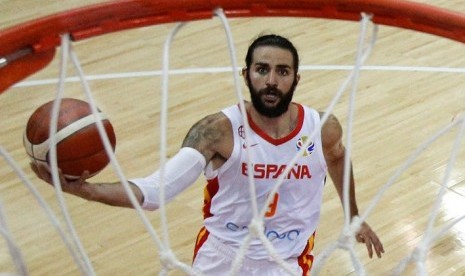 Ricky Rubio, pemain Cleveland Cavaliers yang akan jadi andalan Spanyol di FIBA World Cup 2023 Jakarta.