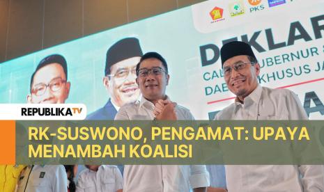  Ridwan Kamil dan Suswono resmi diusung oleh 12 partai untuk menjadi Calon Gubernur dan Calon Wakil Gubernur Jakarta.