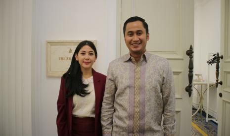 Rika Amelia Rush bersama ketua Hipmi DKI Sona Maesana