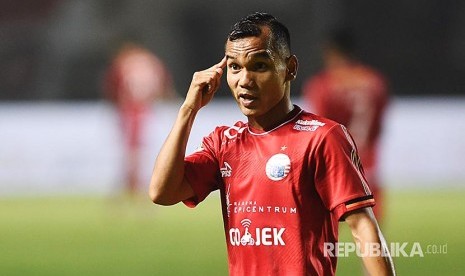 Gelandang Persija Jakarta Riko Simanjuntak