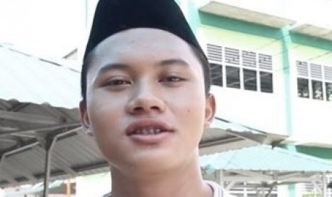 Rizky Febian dalam film Cahaya Cintra Pesantren