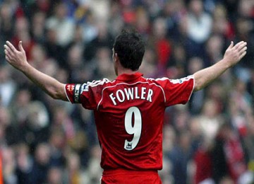 Robbie Fowler saat memperkuat Liverpool