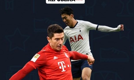 Robert Lewandowski (Bayern Muenchen/kiri) vs Son Heung-min (Tottenham Hotspur)