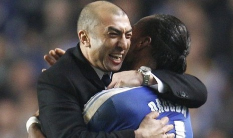 Roberto Di Matteo dan Didier Drogba.