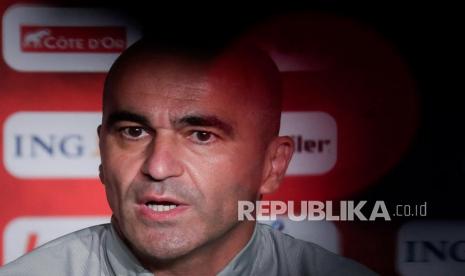 Pelatih timnas Belgia Roberto Martinez. 