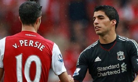 Robin van Persie dan Luis Suarez.