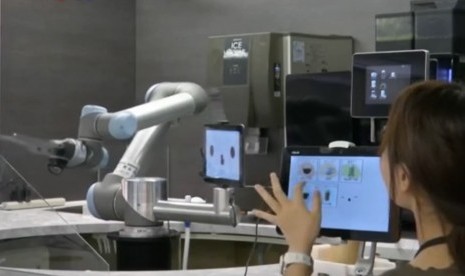 Robot Barista di Jepang