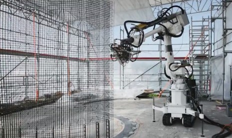 Robot pembuat rumah di Jerman