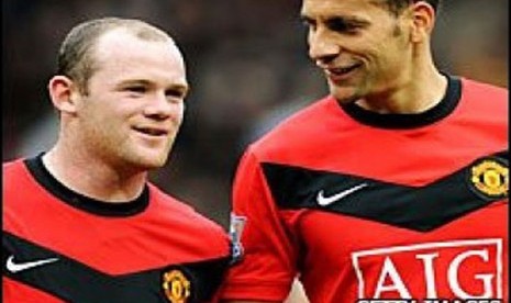 Rooney dan Ferdinand saat masih bersama di MU.