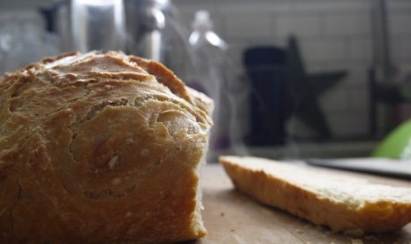 Roti yang baru dipanggang.