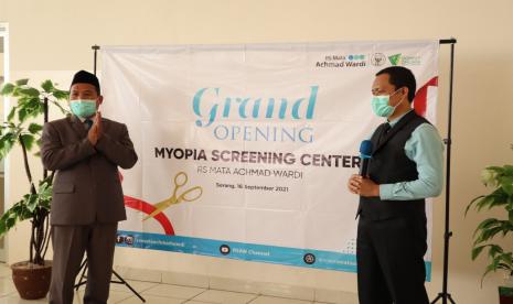 RS Mata Achmad Wardi BWI-DD meresmikan layanan Myopia Screening Center, Kamis (16/9). 