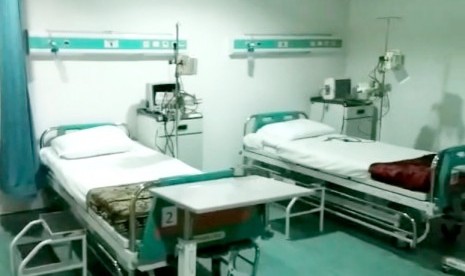 Ruang perawatan jamaah di Klinik Kesehatan Haji Indonesia (KKHI) di Makkah