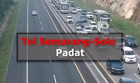 Ruas tol Semarang-Solo arah menuju Solo Padat