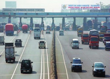 Ruas jalan tol Jakarta-Cikampek