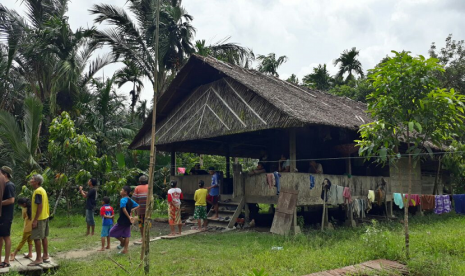 Rumah di Mentawai, Sumatra Barat