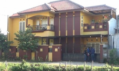 Rumah Kalapas Sukamiskin, Wahid Husein di Bojongsoang, Kabupaten Bandung, Senin (23/7).