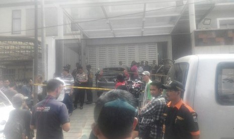 Rumah korban perampokan di di RT 01/RW 12, Jalan Pulomas Utara Nomor 7A, Kayu Putih, Pulogadung, Jakarta Timur, Selasa (27/12).