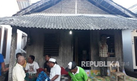 Rumah Lalu Muhammad Zohri di Dusun Karang Pangsor, Desa Pemenang Barat, Kecamatan Pemenang, Kabupaten Lombok Utara, NTB.