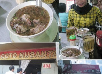 Rumah makan Coto Nusantara, Makassar