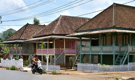 Rumah Panggung Melinting di Desa Wana, kecamatan Melinting, Lampung Timur