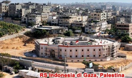 Rumah Sakit Indonesia (Indonesian Hospital) di Jalur Gaza.