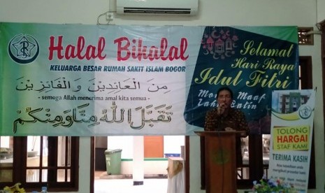 Rumah Sakit Islam (RSI) Bogor menggelar halal bi halal, Sabtu (15/6).