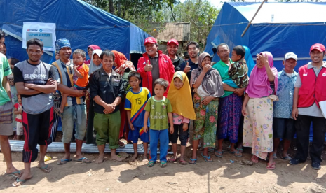 Rumah Senyum untuk para korban gempa Lombok.