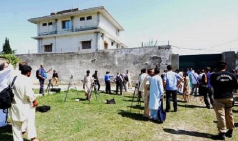 Rumah Usumah bin Ladin di Abbottabad, Pakistan.