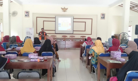 Rumah Zakat bersama Badan Kependudukan dan Keluarga Berencana Nasional (BKKBN) Kecamatan Sewon mengadakan rangkaian kegiatan penanggulangan stunting. 