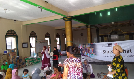 Rumah Zakat bersama DKM An-Nur menggelar Siaga Sehat untuk korban tsunami Selat Sunda.