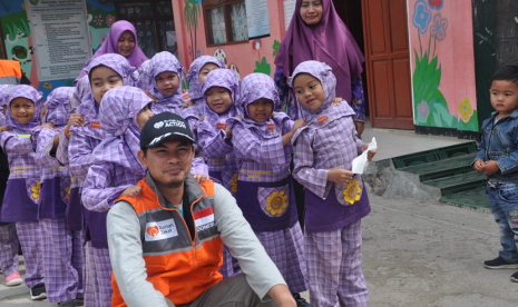 Rumah Zakat gelar trauma healing untuk anak TK Mutiara Hati Wamena.