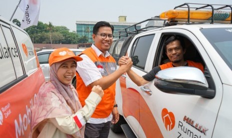  Rumah Zakat melakukan berbagai Aksi Peduli Bencana dengan menugaskan 100 relawan di 6 Provinsi yang mengalami Karhutla. 