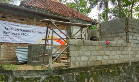  Rumah Zakat membangun tempat wudhu di masjid Ainun Jariyah Sabrang Lor, desa Triwidadi, kecamatan Pajangan, Kab. Bantul. 