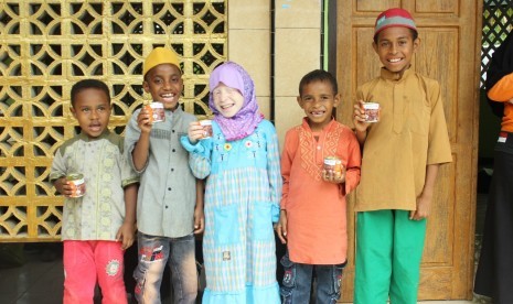 Rumah Zakat mendistribusikan 540 Superqurban di Kampung Mualaf Angkasa Pura dan Pulau Kosong, Jayapura.