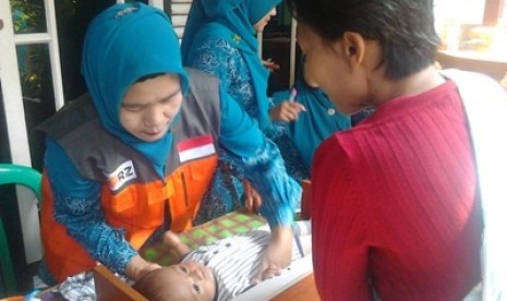 Rumah Zakat menggelar peringatan Pekan ASI Sedunia di Kota Cimahi, Jawa Barat.