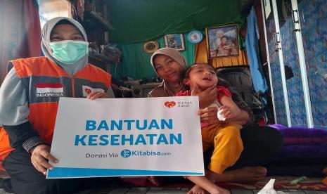 Rumah Zakat menyalurkan bantuan kesehatan kepada Aqilah Rahmah.  Aqilah menderita CP Dispelesia Spastik yang sudah dideritanya sejak usia 5 bulan.